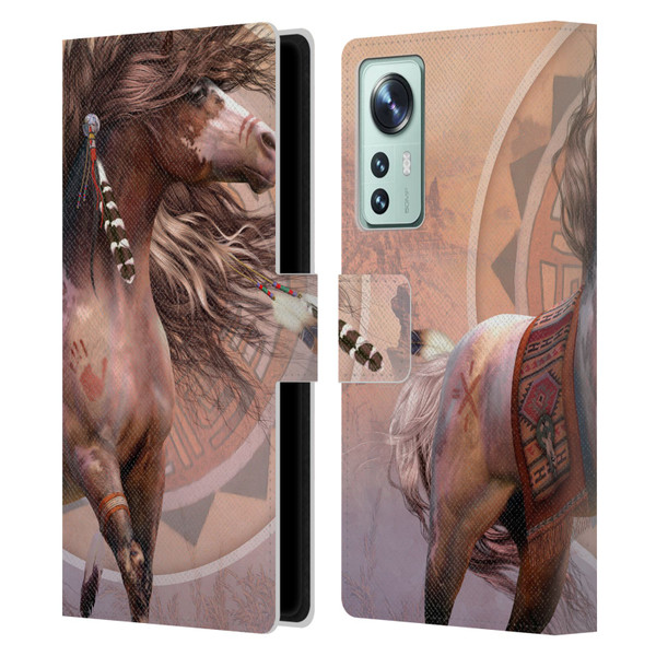 Laurie Prindle Fantasy Horse Spirit Warrior Leather Book Wallet Case Cover For Xiaomi 12