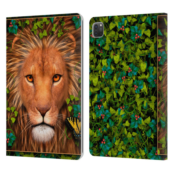 Laurie Prindle Lion Return Of The King Leather Book Wallet Case Cover For Apple iPad Pro 11 2020 / 2021 / 2022