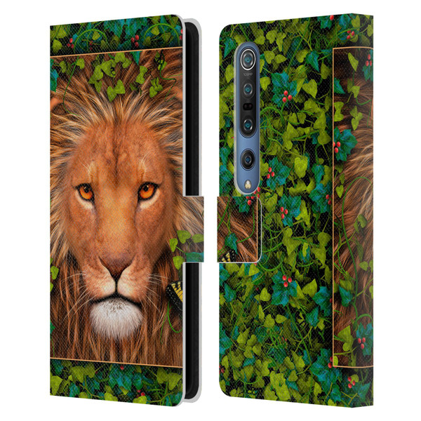 Laurie Prindle Lion Return Of The King Leather Book Wallet Case Cover For Xiaomi Mi 10 5G / Mi 10 Pro 5G