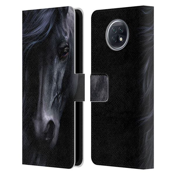 Laurie Prindle Western Stallion The Black Leather Book Wallet Case Cover For Xiaomi Redmi Note 9T 5G