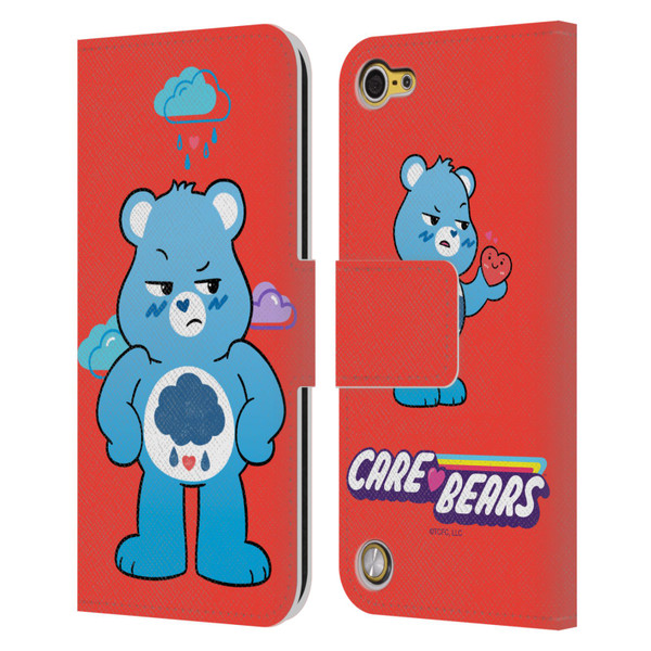 Care Bears Characters Grumpy Leather Book Wallet Case Cover For Apple iPod Touch 5G 5th Gen