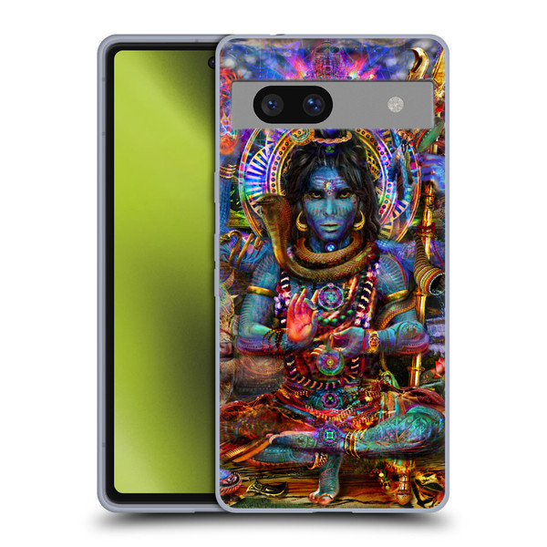 Jumbie Art Gods and Goddesses Shiva Soft Gel Case for Google Pixel 7a