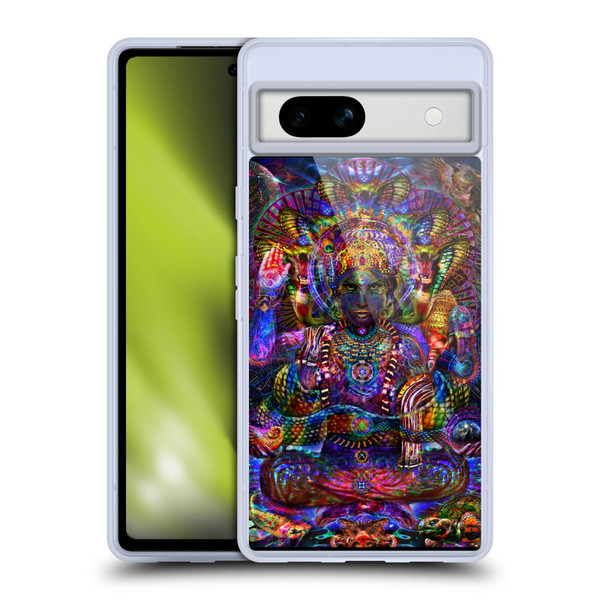Jumbie Art Gods and Goddesses Vishnu Soft Gel Case for Google Pixel 7a