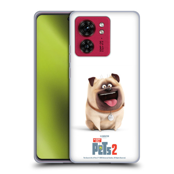 The Secret Life of Pets 2 Character Posters Mel Pug Dog Soft Gel Case for Motorola Moto Edge 40