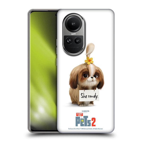 The Secret Life of Pets 2 Character Posters Daisy Shi Tzu Dog Soft Gel Case for OPPO Reno10 5G / Reno10 Pro 5G