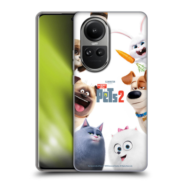 The Secret Life of Pets 2 Character Posters Group Soft Gel Case for OPPO Reno10 5G / Reno10 Pro 5G