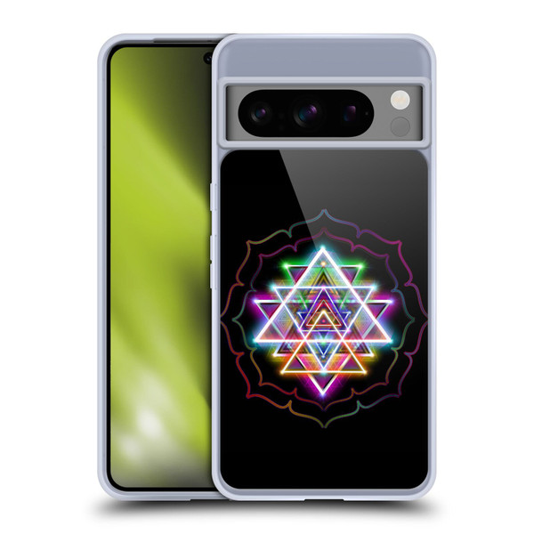 Jumbie Art Visionary Sri Yantra Soft Gel Case for Google Pixel 8 Pro
