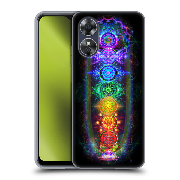 Jumbie Art Visionary Chakras Soft Gel Case for OPPO A17