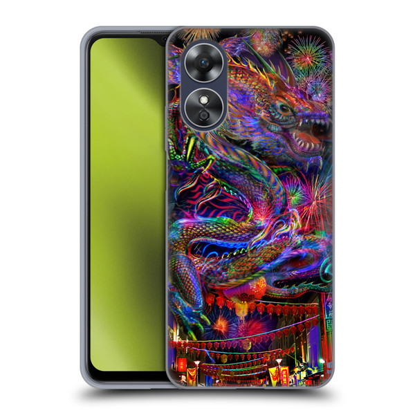 Jumbie Art Visionary Dragon Soft Gel Case for OPPO A17