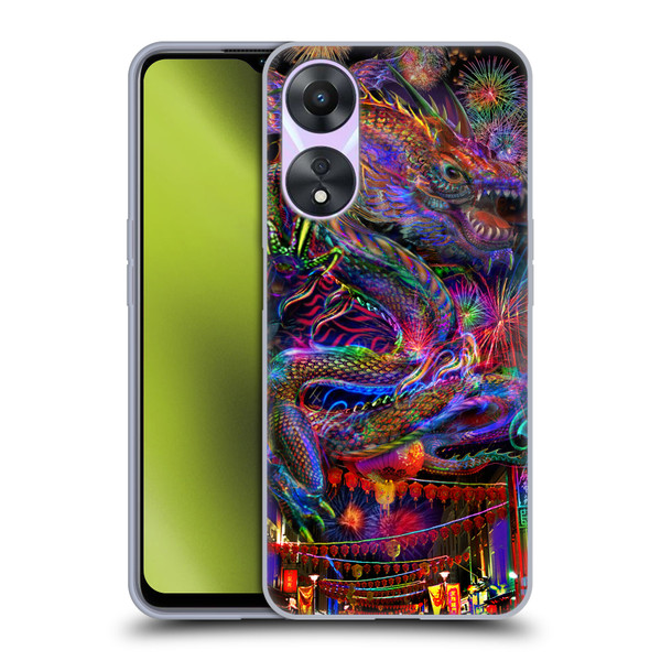 Jumbie Art Visionary Dragon Soft Gel Case for OPPO A78 5G