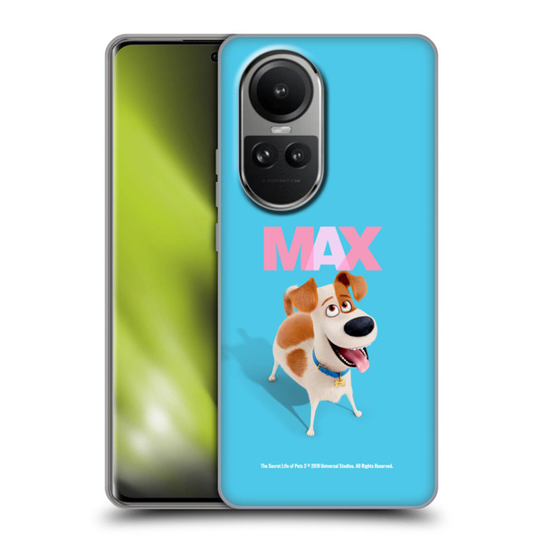The Secret Life of Pets 2 II For Pet's Sake Max Dog Soft Gel Case for OPPO Reno10 5G / Reno10 Pro 5G