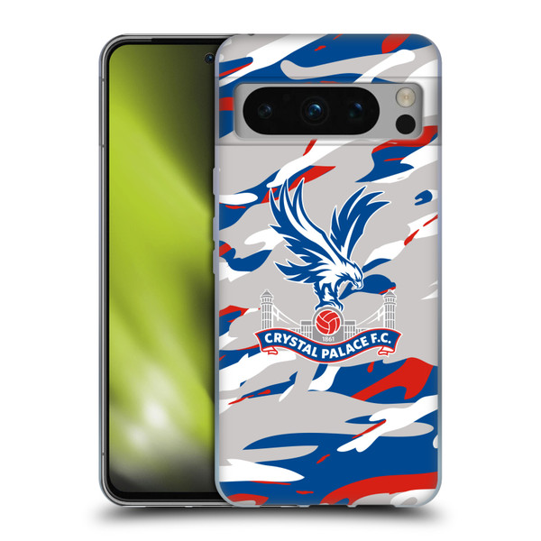 Crystal Palace FC Crest Camouflage Soft Gel Case for Google Pixel 8 Pro