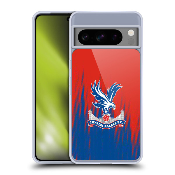 Crystal Palace FC Crest Halftone Soft Gel Case for Google Pixel 8 Pro