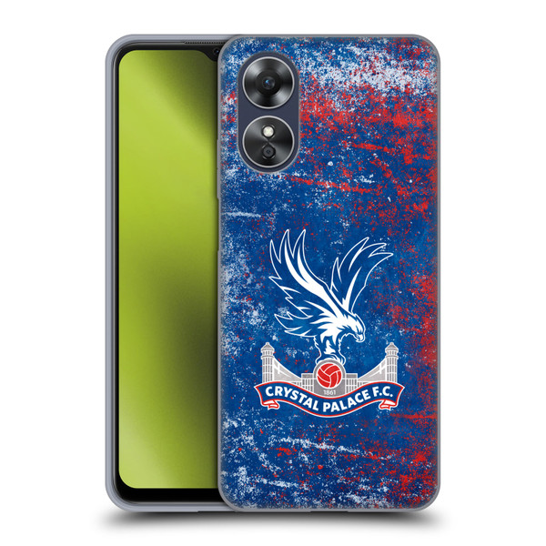 Crystal Palace FC Crest Distressed Soft Gel Case for OPPO A17
