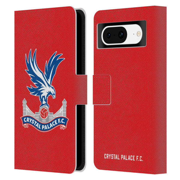 Crystal Palace FC Crest Eagle Leather Book Wallet Case Cover For Google Pixel 8
