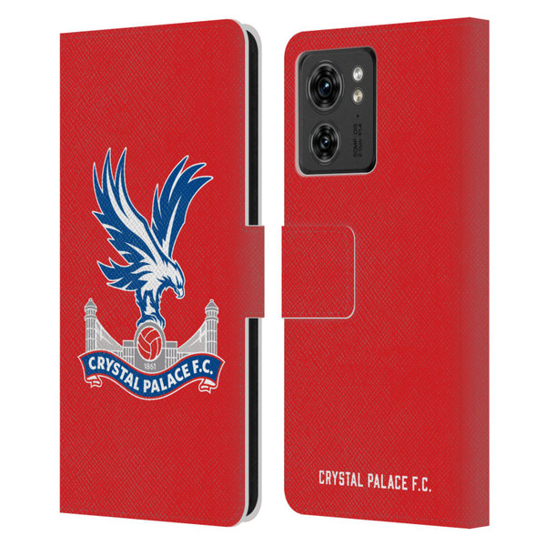 Crystal Palace FC Crest Eagle Leather Book Wallet Case Cover For Motorola Moto Edge 40