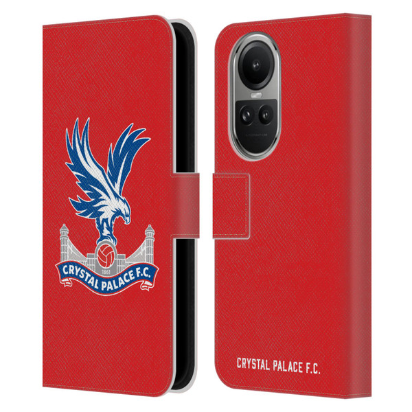 Crystal Palace FC Crest Eagle Leather Book Wallet Case Cover For OPPO Reno10 5G / Reno10 Pro 5G