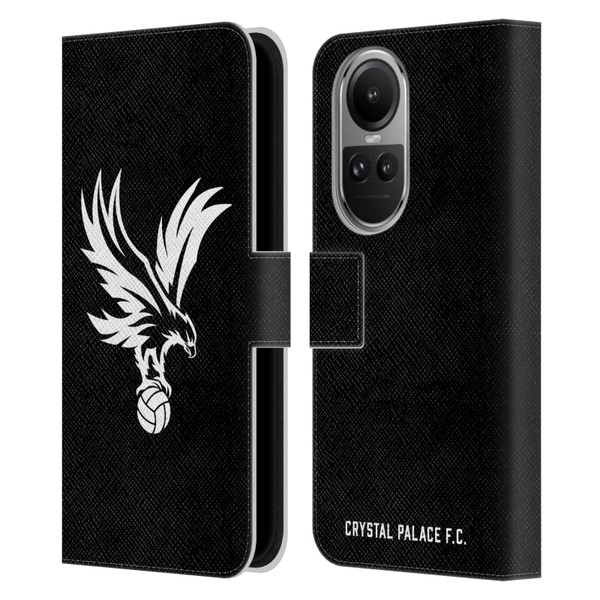 Crystal Palace FC Crest Eagle Grey Leather Book Wallet Case Cover For OPPO Reno10 5G / Reno10 Pro 5G