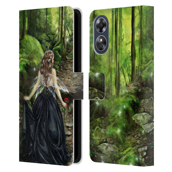 Selina Fenech Fairies Along The Forest Path Leather Book Wallet Case Cover For OPPO A17
