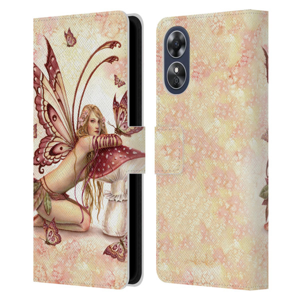 Selina Fenech Fairies Small Things Leather Book Wallet Case Cover For OPPO A17