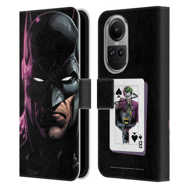Batman DC Comics Three Jokers Batman Leather Book Wallet Case Cover For OPPO Reno10 5G / Reno10 Pro 5G