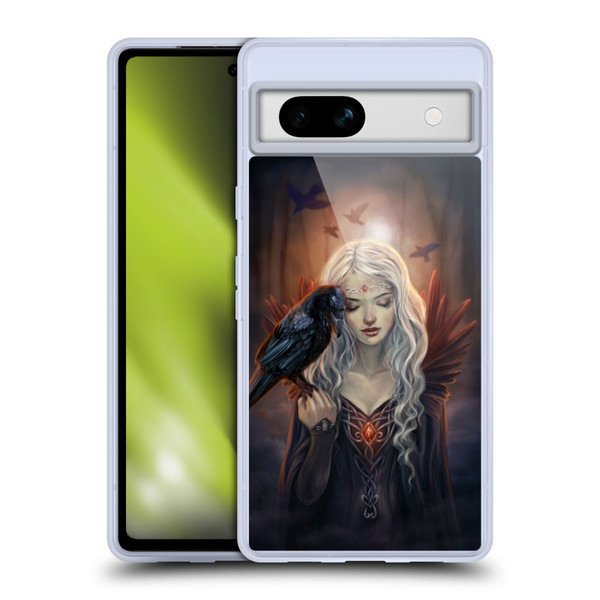 Selina Fenech Gothic Ravenkin Soft Gel Case for Google Pixel 7a