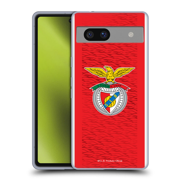 S.L. Benfica 2021/22 Crest Kit Home Soft Gel Case for Google Pixel 7a