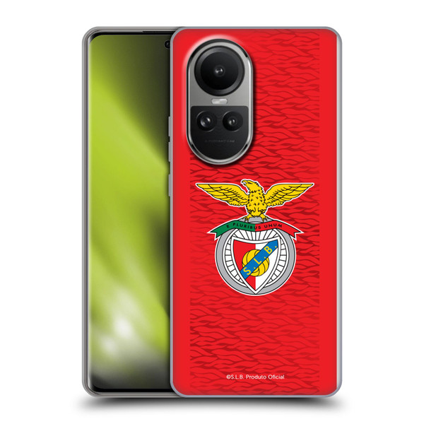 S.L. Benfica 2021/22 Crest Kit Home Soft Gel Case for OPPO Reno10 5G / Reno10 Pro 5G