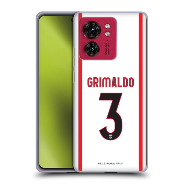 S.L. Benfica 2021/22 Players Away Kit Álex Grimaldo Soft Gel Case for Motorola Moto Edge 40