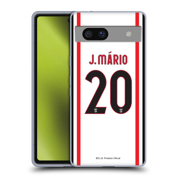 S.L. Benfica 2021/22 Players Away Kit João Mário Soft Gel Case for Google Pixel 7a