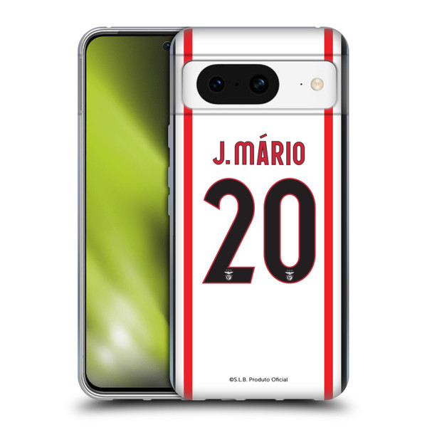 S.L. Benfica 2021/22 Players Away Kit João Mário Soft Gel Case for Google Pixel 8