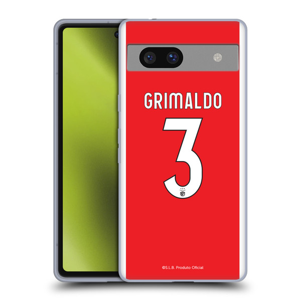 S.L. Benfica 2021/22 Players Home Kit Álex Grimaldo Soft Gel Case for Google Pixel 7a