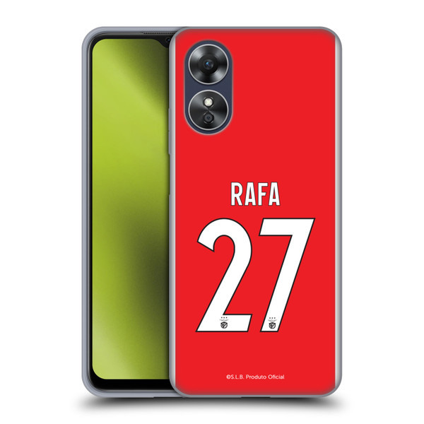 S.L. Benfica 2021/22 Players Home Kit Rafa Silva Soft Gel Case for OPPO A17