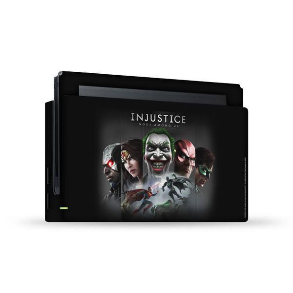 Injustice Gods Among Us Key Art Poster Vinyl Sticker Skin Decal Cover for Nintendo Switch Console & Dock