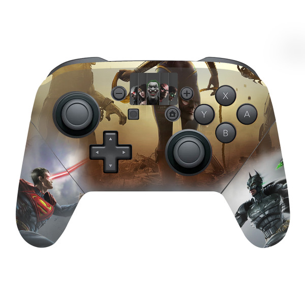 Injustice Gods Among Us Key Art Poster Vinyl Sticker Skin Decal Cover for Nintendo Switch Pro Controller