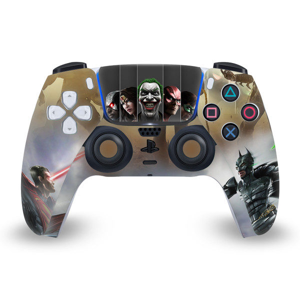 Injustice Gods Among Us Key Art Poster Vinyl Sticker Skin Decal Cover for Sony PS5 Sony DualSense Controller