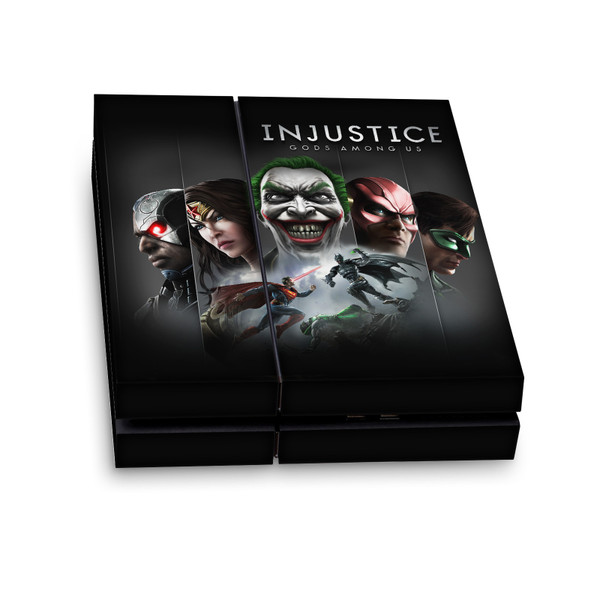 Injustice Gods Among Us Key Art Poster Vinyl Sticker Skin Decal Cover for Sony PS4 Console