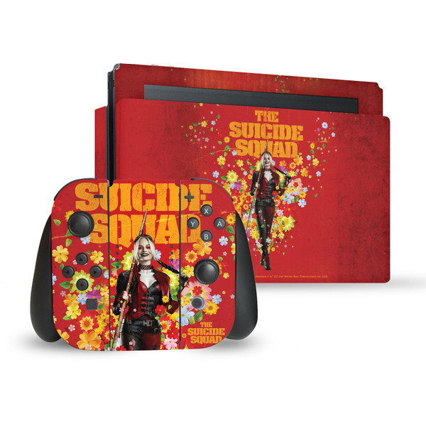 The Suicide Squad 2021 Character Poster Harley Quinn Vinyl Sticker Skin Decal Cover for Nintendo Switch Bundle