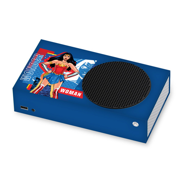 DC Women Core Compositions Wonder Woman Vinyl Sticker Skin Decal Cover for Microsoft Xbox Series S Console