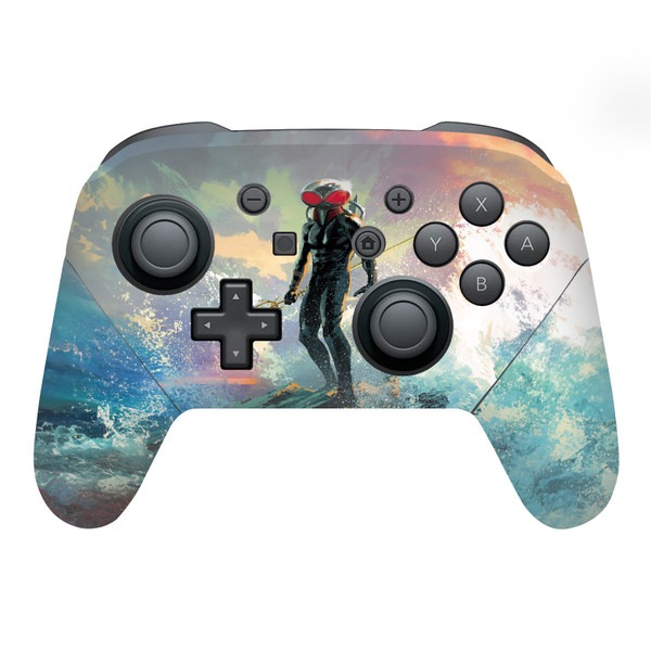 Aquaman DC Comics Comic Book Cover Black Manta Painting Vinyl Sticker Skin Decal Cover for Nintendo Switch Pro Controller
