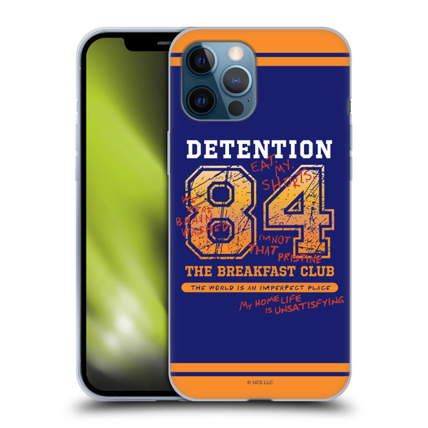 The Breakfast Club Graphics Detention 84 Soft Gel Case for Apple iPhone 12 Pro Max