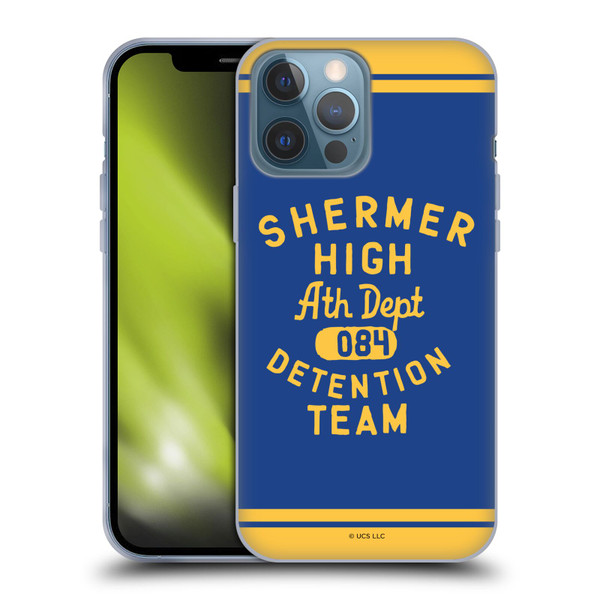 The Breakfast Club Graphics Shermer High Ath Depth Soft Gel Case for Apple iPhone 13 Pro Max