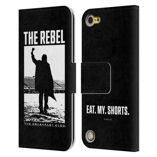 The Breakfast Club Graphics The Rebel Leather Book Wallet Case Cover For Apple iPod Touch 5G 5th Gen