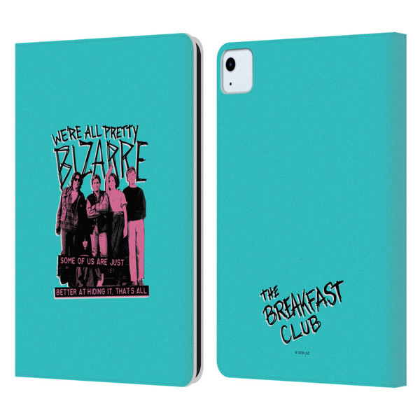 The Breakfast Club Graphics We're All Pretty Bizarre Leather Book Wallet Case Cover For Apple iPad Air 2020 / 2022