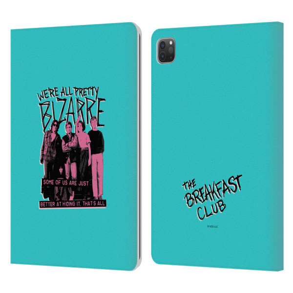 The Breakfast Club Graphics We're All Pretty Bizarre Leather Book Wallet Case Cover For Apple iPad Pro 11 2020 / 2021 / 2022