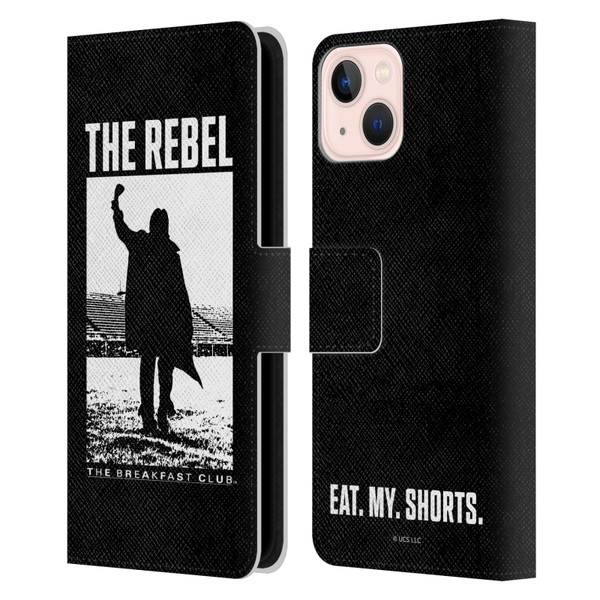 The Breakfast Club Graphics The Rebel Leather Book Wallet Case Cover For Apple iPhone 13