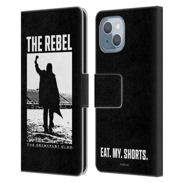 The Breakfast Club Graphics The Rebel Leather Book Wallet Case Cover For Apple iPhone 14