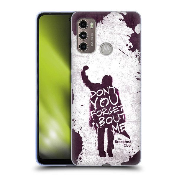 The Breakfast Club Graphics Don't You Forget About Me Soft Gel Case for Motorola Moto G60 / Moto G40 Fusion