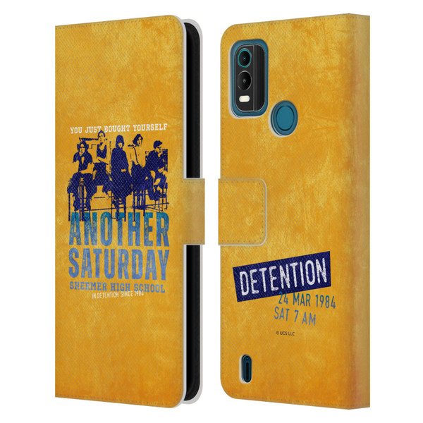 The Breakfast Club Graphics Another Saturday Leather Book Wallet Case Cover For Nokia G11 Plus