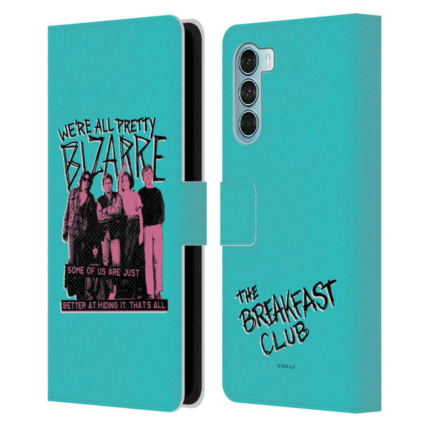 The Breakfast Club Graphics We're All Pretty Bizarre Leather Book Wallet Case Cover For Motorola Edge S30 / Moto G200 5G